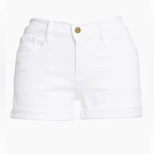 Frame Denim Women's Le Cutoff White Jean Shorts